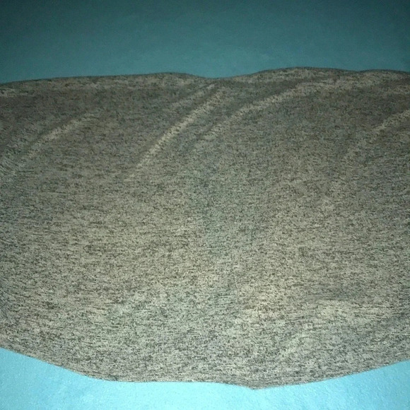 LUNA Chix heather gray knit short sleeve open front cardigan USA made size S/M - Picture 2 of 5